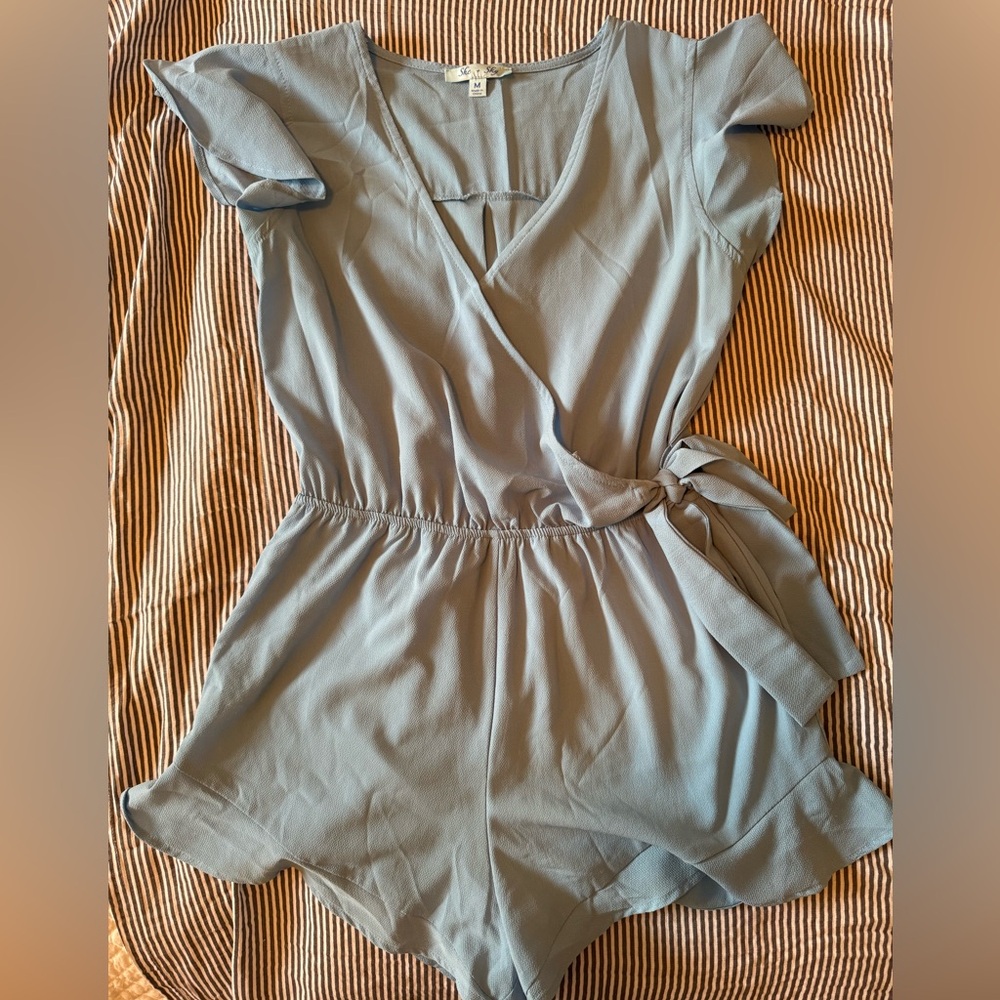 Light blue romper